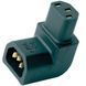 AUDIOQUEST Adaptor IEC-90&deg;/2 Right-Angle Adapter