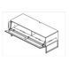 Тумба Norstone Khalm Black 1400 мм