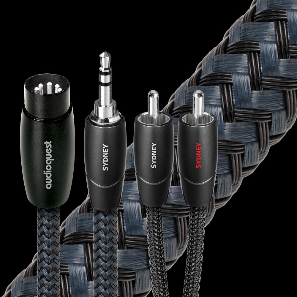 Межблочный кабель AUDIOQUEST SYDNEY 3.5mm > RCA 1,5 м.