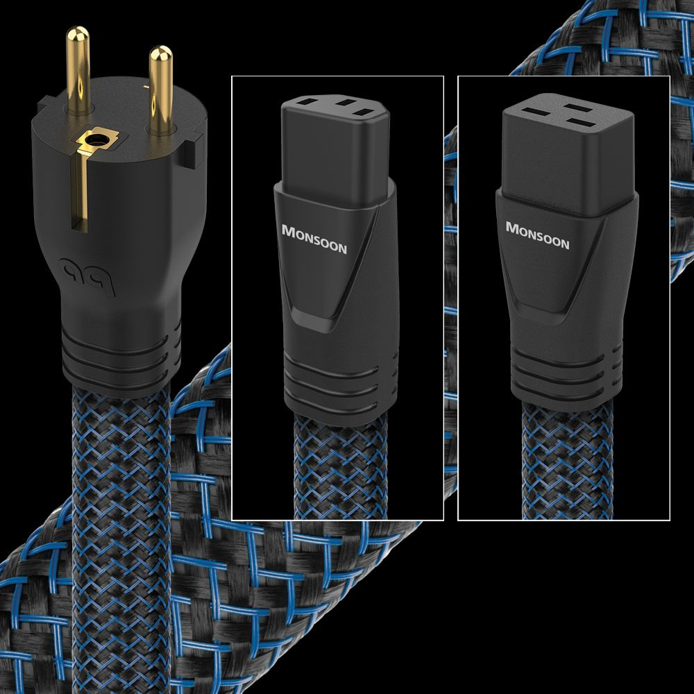 Силовой кабель AUDIOQUEST 1.0m MONSOON EU IEC13