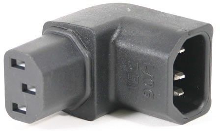 AUDIOQUEST Adaptor IEC-90&deg;/1 Right-Angle Adapter