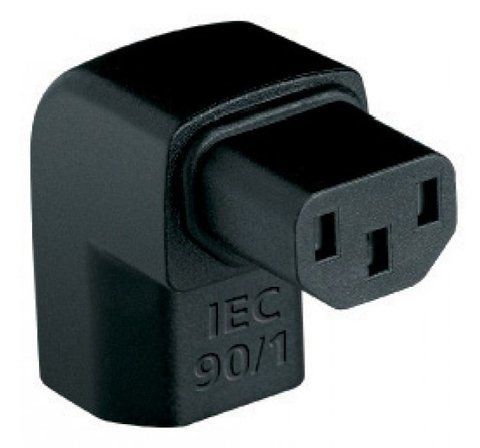 AUDIOQUEST Adaptor IEC-90&deg;/1 Right-Angle Adapter