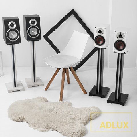 Стойки под акустику ADLUX BASE SS-1-B-Wh Black-White