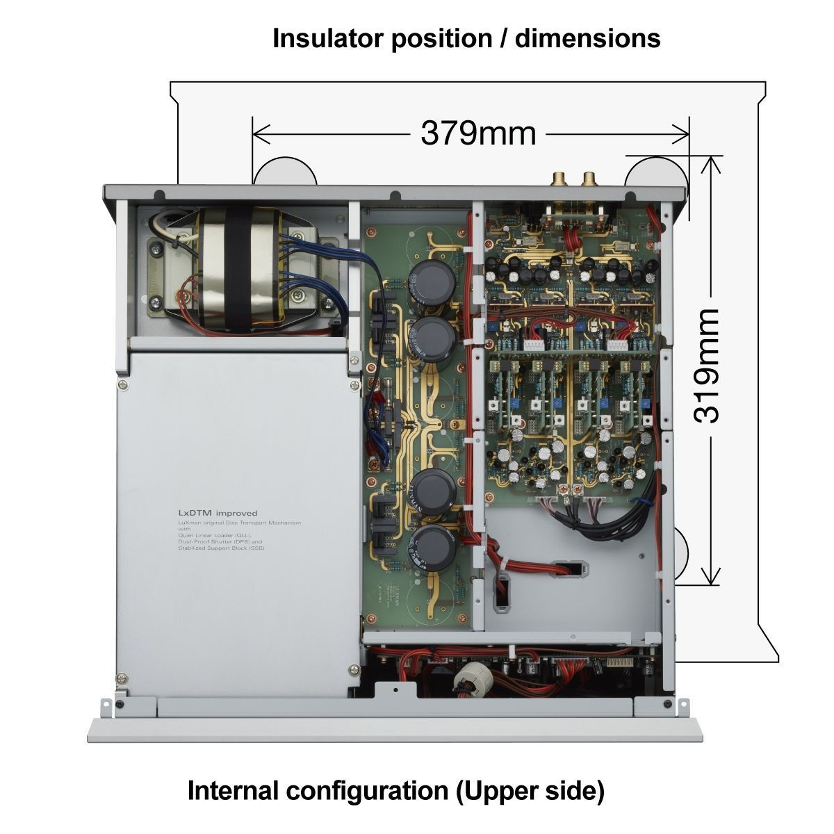 SACD/CD програвач Luxman D-100 Centennial Silver