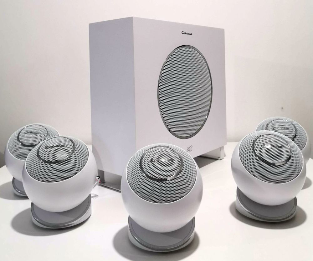Комплект акустики Cabasse Eole 4 5.1 System WS Glossy White