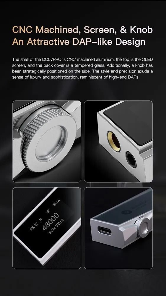 ЦАП-Підсилювач для навушників iBasso DC07PRO Silver