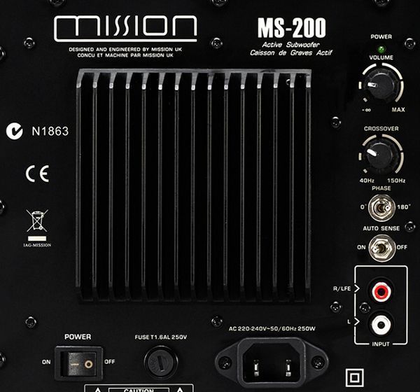 Сабвуфер Mission MS-200sub Black