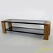 Тумба под TV ADLUX DUET TV-2-1500-400-A-BG Ash-Black Glass