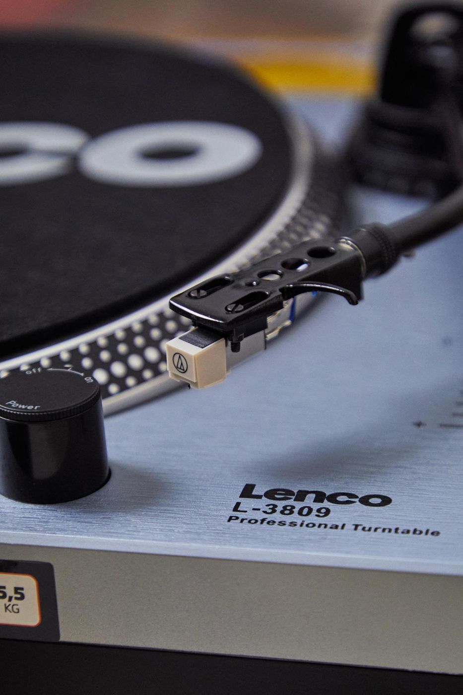 Виниловый проигрыватель Lenco L-3809Me Metallic blue