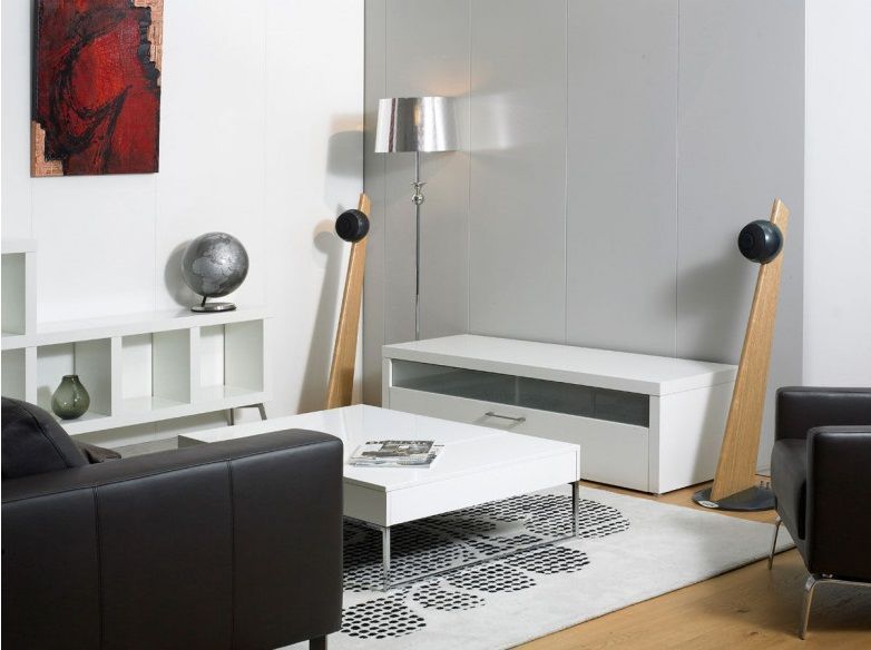 Акустическая пара Cabasse IO 2 stand version Light-Oak/Glossy Black