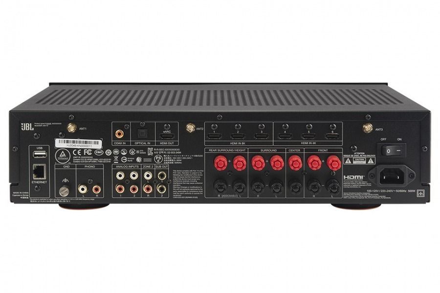 7.2-канальний AV-ресивер 8K JBL MA710 Black