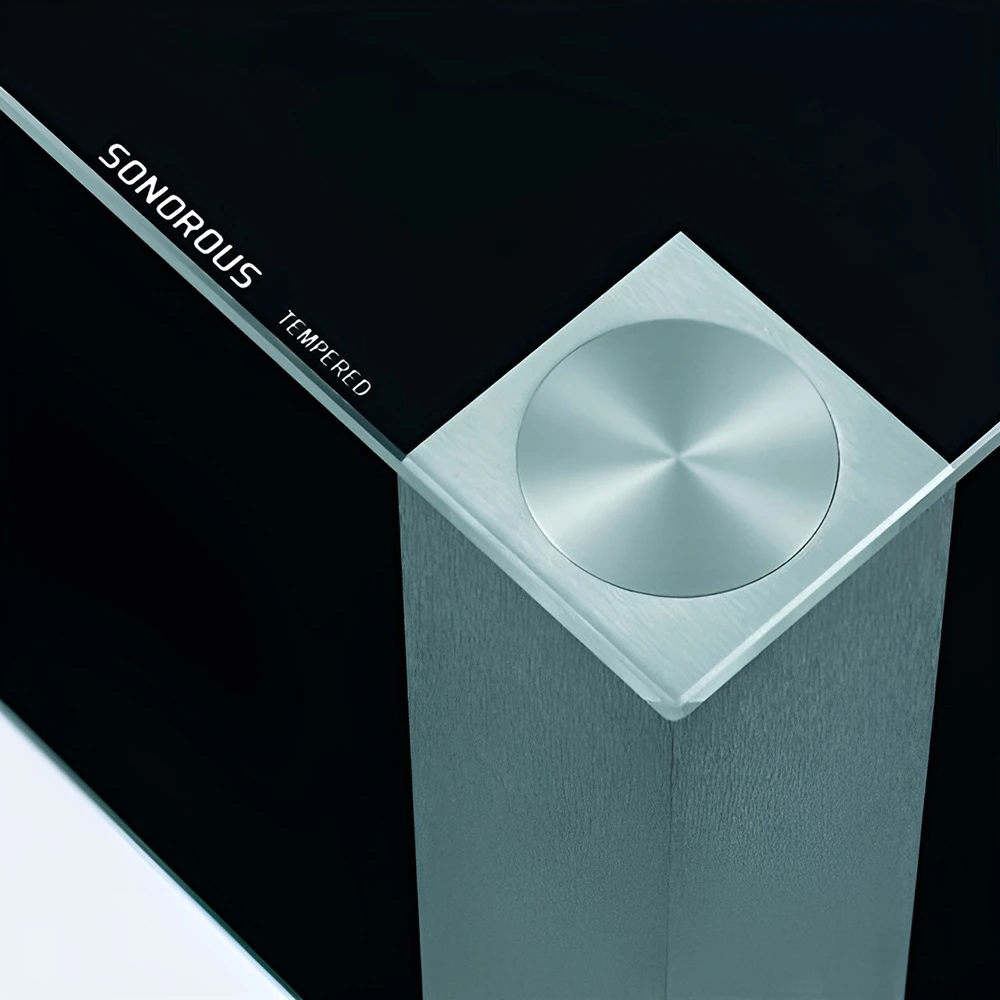 Тумба под телевизор Sonorous PL 3414-B-INX