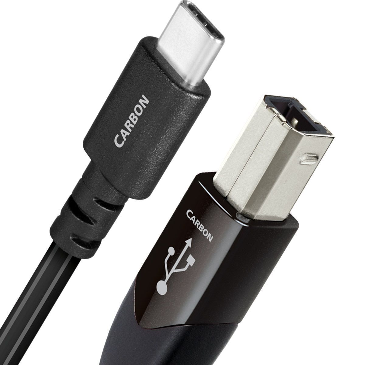 Кабель AUDIOQUEST hd 0.75m, USB 2.0 CARBON C > B