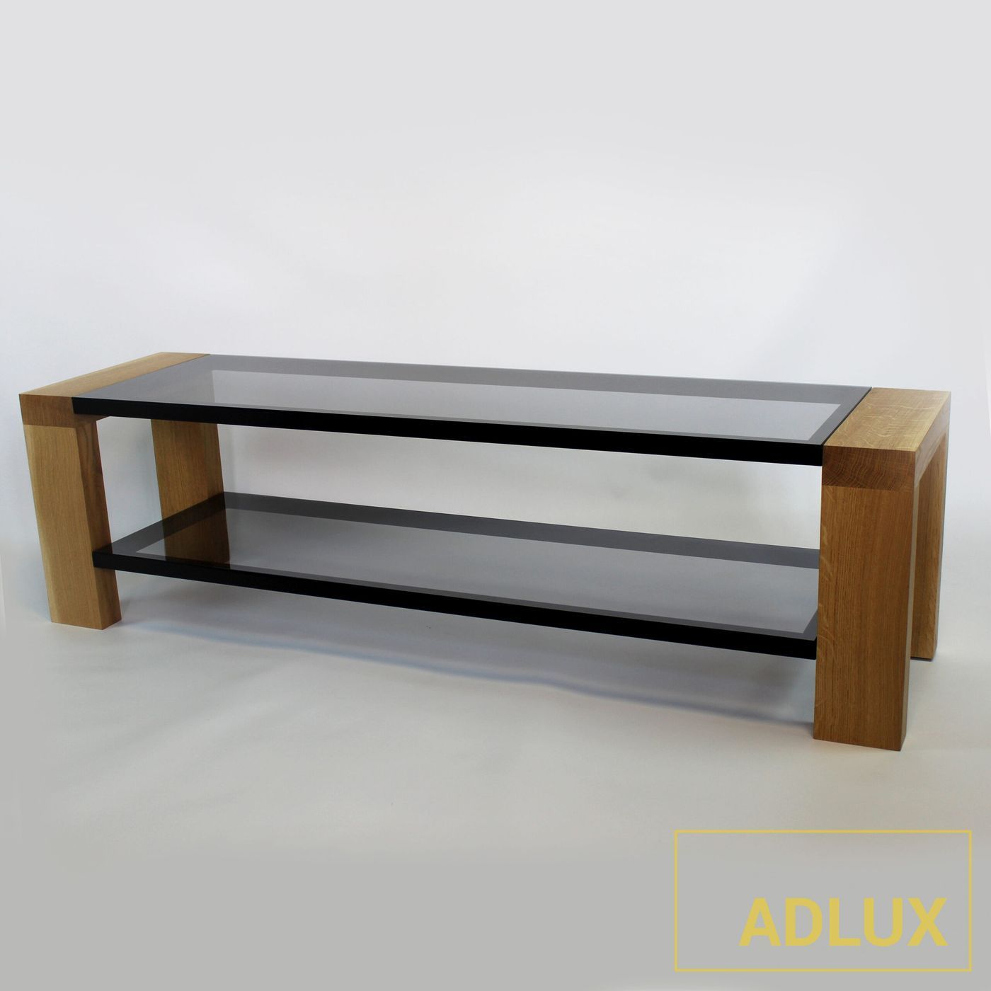 Тумба под TV ADLUX DUET TV-2-1500-400-A-SG Ash-Satin Glass