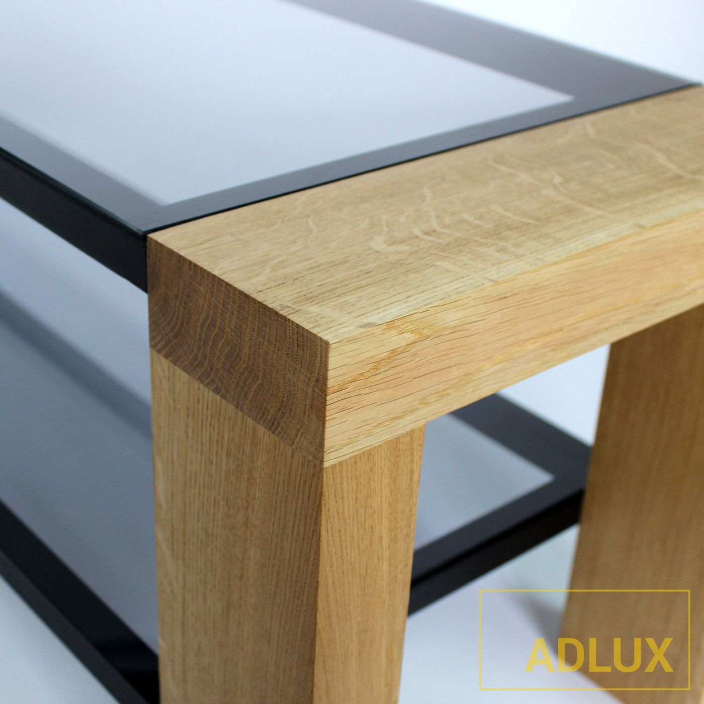 Тумба под TV ADLUX DUET TV-2-1500-400-A-SG Ash-Satin Glass