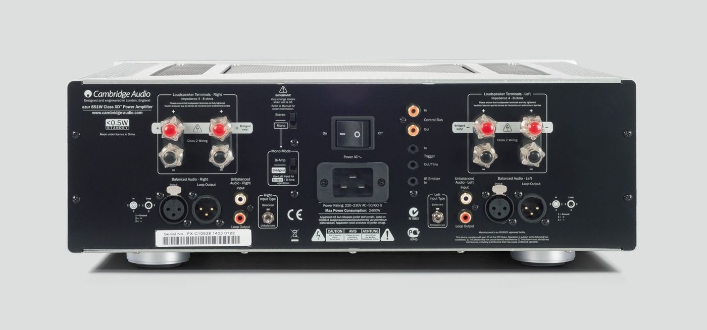 Усилитель мощности Cambridge Audio Azur 851W Silver