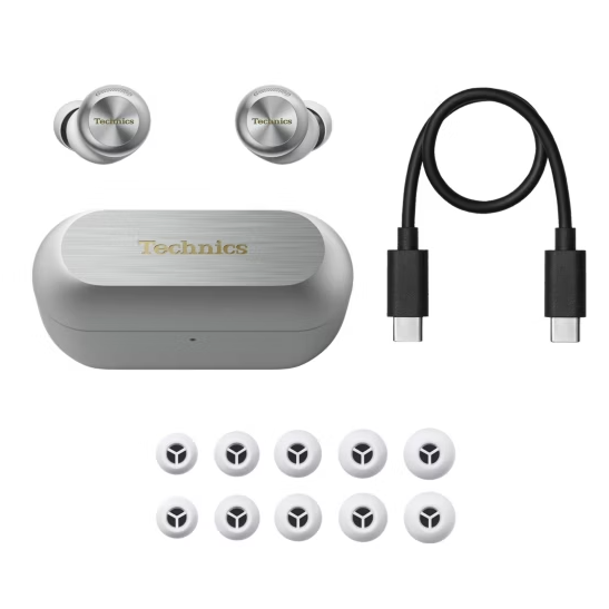 Навушники Technics EAH-AZ100 Silver (EAH-AZ100E-S)