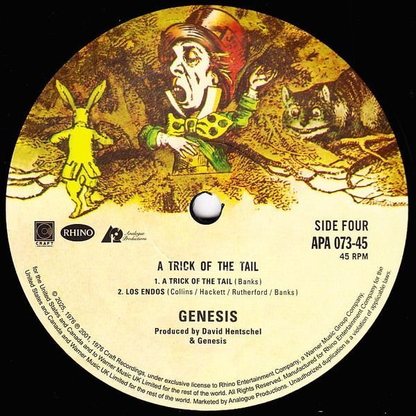 Виниловая пластинка Genesis &lrm;&ndash; A Trick Of The Tail 180g 45rpm 2LP Analogue Productions (Atlantic 75 Series)