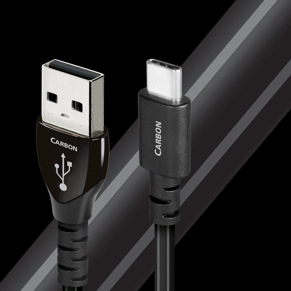 Кабель AUDIOQUEST hd 0.75m, USB 2.0 Carbon C > A