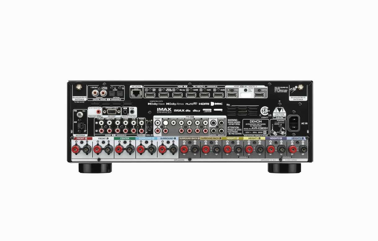 AV Ресівер Denon AVC-X3800H Black