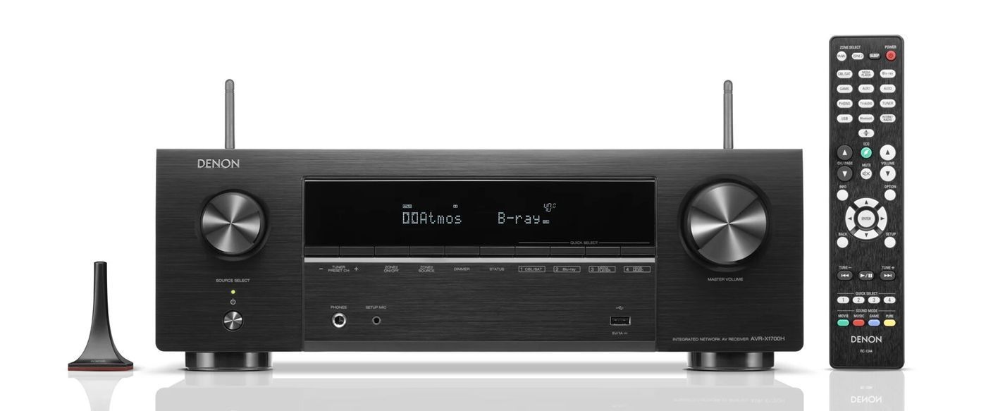 AV Ресівер Denon AVR-X1700H Black