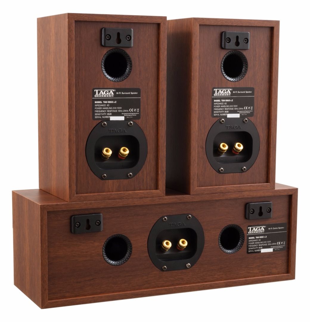 Комплекты акустики TAGA Harmony TAV–506 v.2 Set 5.0 Walnut