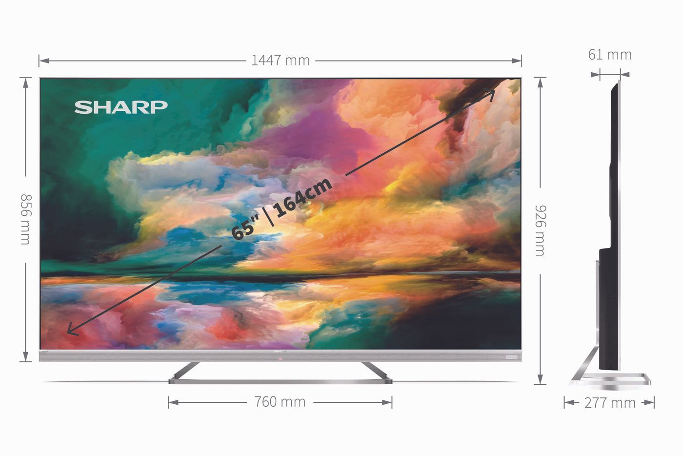 Телевизор Sharp 65EQ4EA (4T-C65EQ4EM2AG)