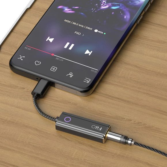 Портативный ЦАП-усилитель FIIO KA2 LT (Lightning)