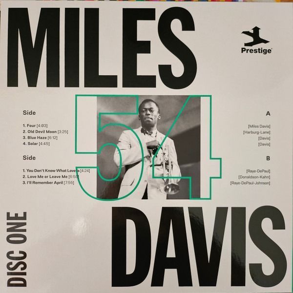 Вінілова платівка Miles '54: The Prestige Recordings[4 LP]