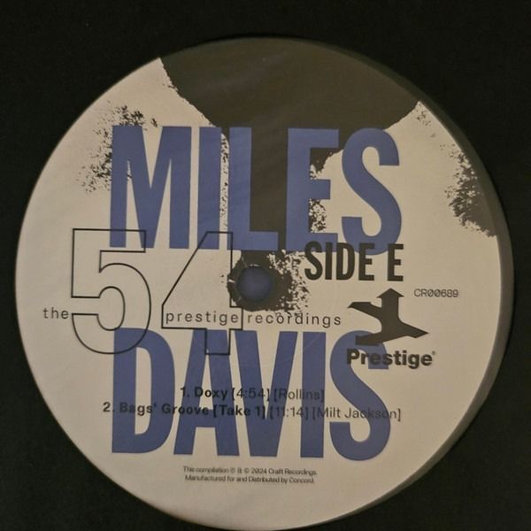 Вінілова платівка Miles '54: The Prestige Recordings[4 LP]