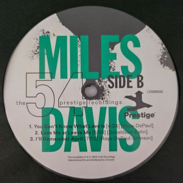 Вінілова платівка Miles '54: The Prestige Recordings[4 LP]