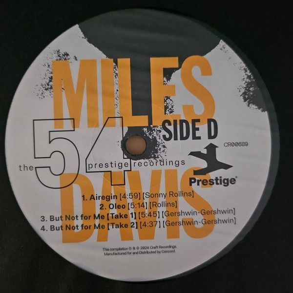 Вінілова платівка Miles '54: The Prestige Recordings[4 LP]