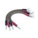 Акустичні перемички CHORD Epic Links ChordOhmic Banana to Spade x 4 - 28cm Tip to Tip