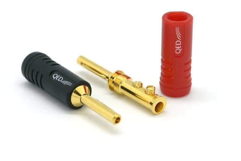 Роз'єм QED SCREWLOC ABS 4MM PLUG (QE1880)