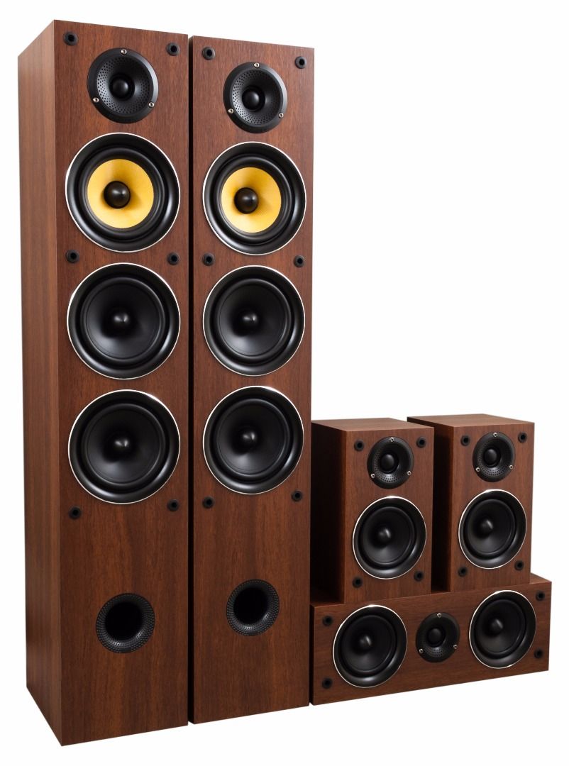 Комплекты акустики TAGA Harmony TAV–506 v.2 Set 5.0 Walnut