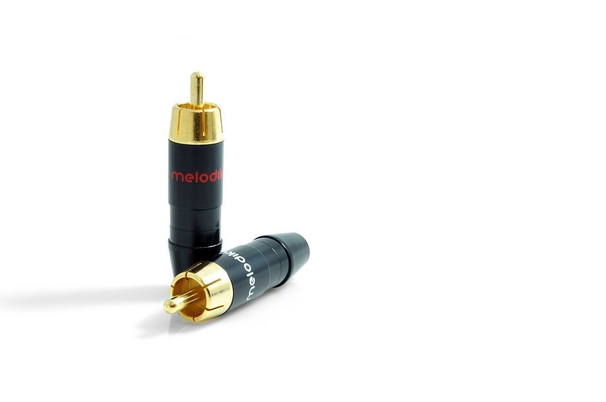 Разъемы Melodika MDRCA2 RCA plugs for 6 mm cable Set of 2 pcs