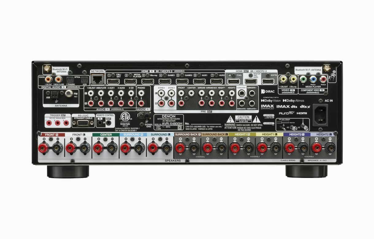 AV Ресивер Denon AVC-X4800H Silver