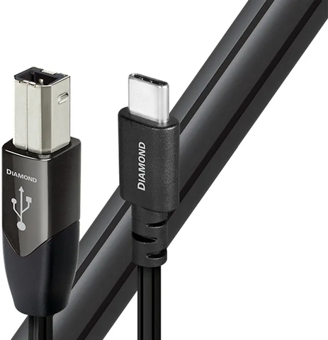 Кабель AUDIOQUEST hd 0.75m, USB 2.0 Diamond C > B