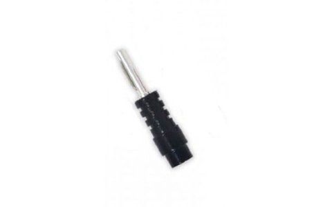 Роз'єм CHORD ChordOhmic Silver Banana SHORT CRIMP & Black ABS Cap