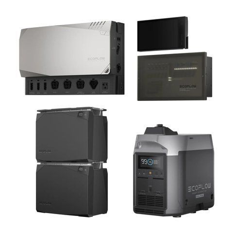 Комплект энергонезависимости Ecoflow Power Independence Kit 10 kWh с генератором (EF-PKIndependence10KWT)