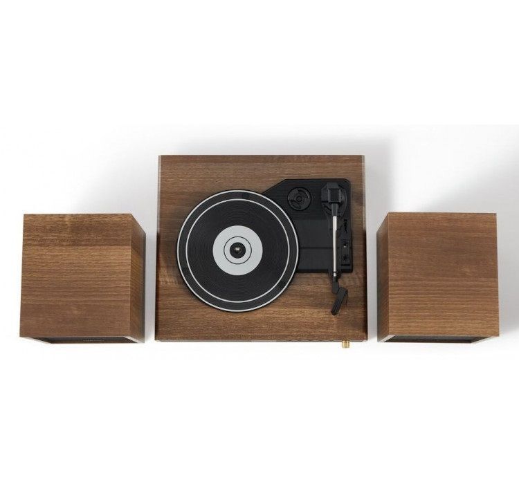 Виниловая музыкальная система Crosley Alto Shelf System Walnut
