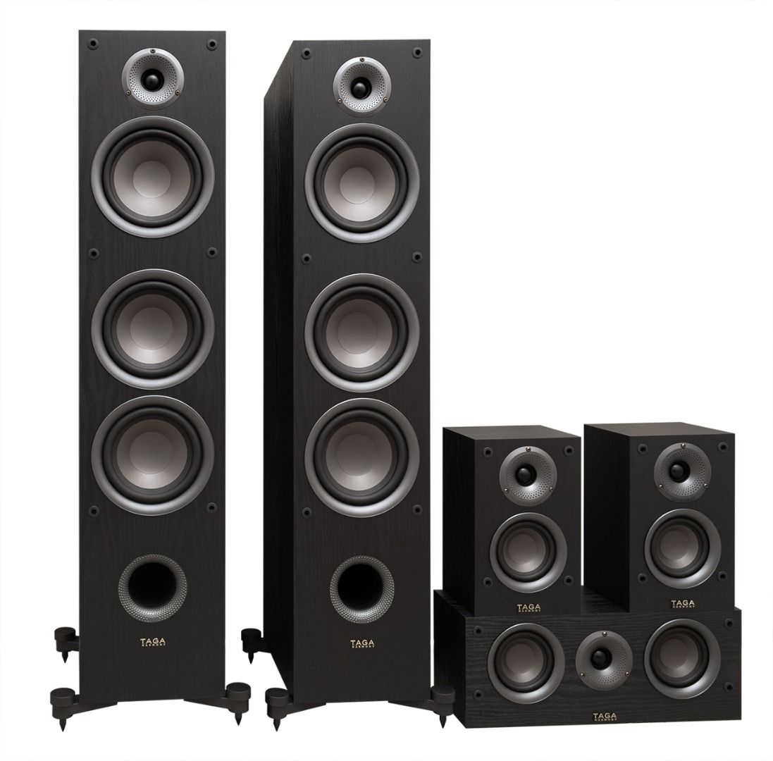 Комплекты акустики TAGA Harmony TAV-607 Set 5.0 Black