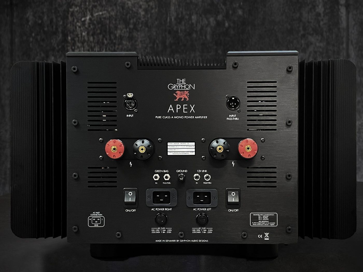 Підсилювач потужності Gryphon Audio Apex Mono