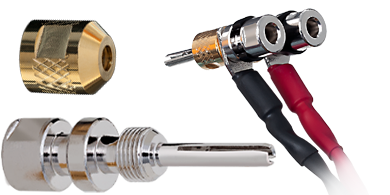 Переходник Cardas CABD (dual banana plug with gold binding nut)