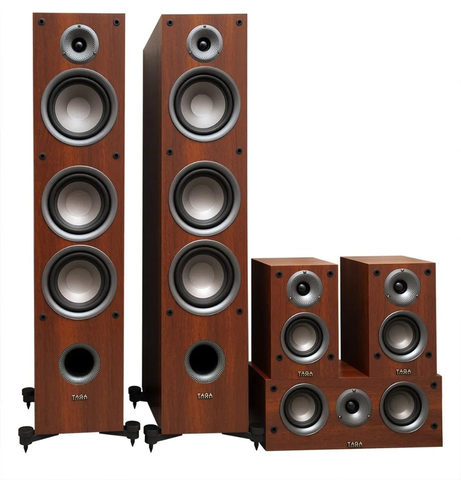 Комплект акустики Taga Harmony TAV-807 Set 5.0 (807F+807S+807C) Walnut