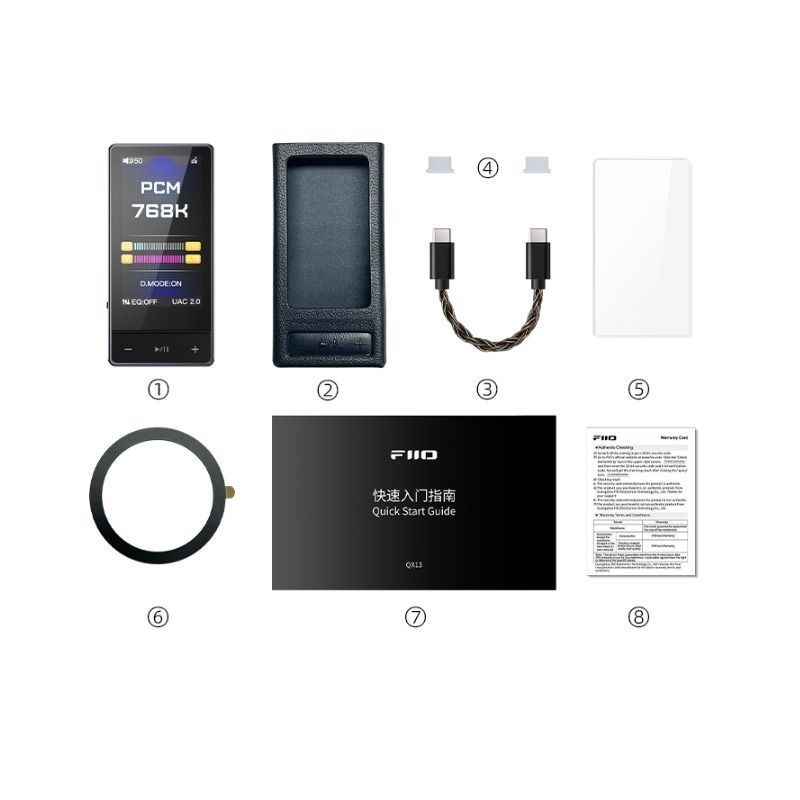 ЦАП-підсилювач для навушників FiiO QX13 Black