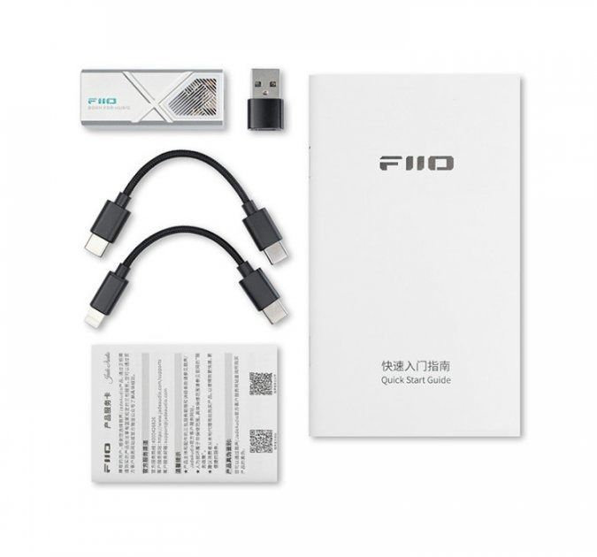 ЦАП із підсилювачем для навушників FiiO KA13 Silver