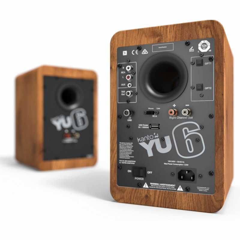 Активная акустика Kanto YU6 Walnut (YU6WALNUT-FG)