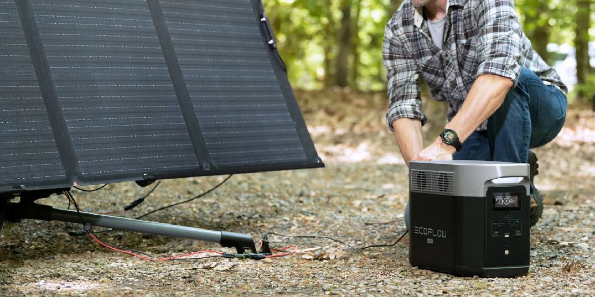Комплект энергонезависимости EcoFlow PowerStream &ndash; микроинвертор 600W + зарядная станция Delta Max 2000