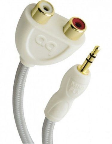 AUDIOQUEST Splitter FLX-Mini/RCA Adaptor(Male Stereo 3.5mm. 2xFemale RCA)